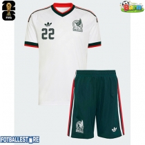 Mexico Hirving Lozano #22 Bortedraktsett Barn VM 2026 Kortermet (+ Korte bukser)